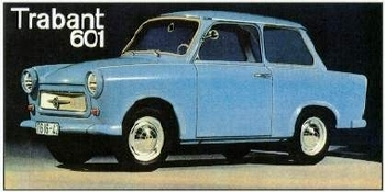 Trabant 601 1971 - Postkarte Reprint