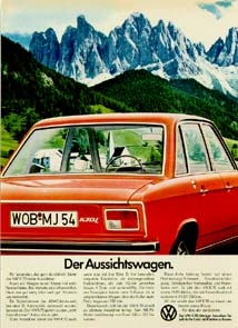 Vw Volkswagen K 70 Advertisement