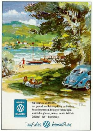 Vw Volkswagen Beetle Advertisement