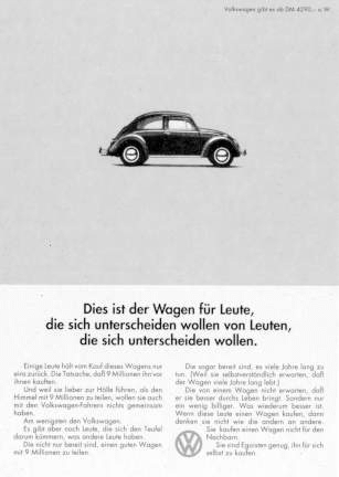 Vw Volkswagen Käfer Werbung