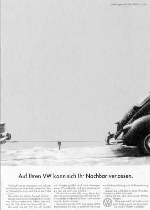 Vw Volkswagen Käfer Werbung