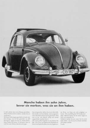 Vw Volkswagen Käfer Werbung