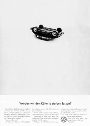 Vw Volkswagen Käfer Werbung