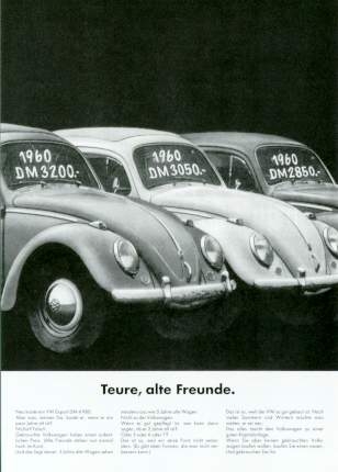 Vw Volkswagen Käfer Werbung