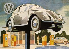 Vw Volkswagen Beetle Advertisement 1953