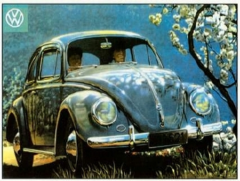 Vw Volkswagen Käfer Werbung 1958
