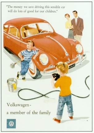 Vw Volkswagen Beetle Advertisement 1959