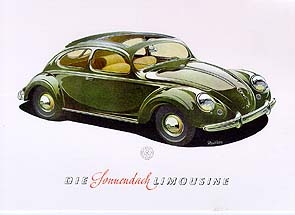 Vw Volkswagen Beetle-advertisement 1952