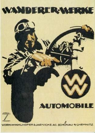 Wanderer Werbung 1920 Audi Automobile