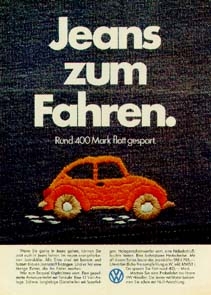 Vw Volkswagen Käfer Werbung 1974