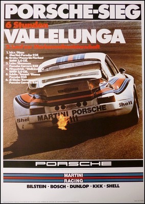 Porsche Postkarte - 6 Stunden Von Vallelunga 1976