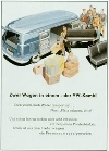 Vw Volkswagen Bulli Werbung 1960