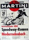 Original Rennplakat 1968 Martini Treffen