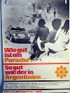 Porsche Original Rennplakat 1967 - Porsche 911 Argentinien - Gut Erhalten