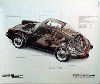 Porsche Original 1983 Schnittzeichnung 911