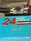 Porsche 24 Stunden Von Le Mans 1987 - Porsche Original Rennplaka