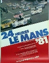 Porsche 24 Stunden Von Le Mans 1981 - Porsche Original Rennplaka