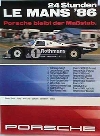 Porsche 24 Stunden Von Le Mans 1986 - Porsche Original Rennplaka