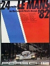 Porsche 24 Stunden Von Le Mans 1982 - Porsche Original Rennplaka