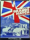 Porsche Original Rennplakat 1977 - 6h Brands Hatch - Gut Erhalten