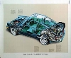 Porsche Original 964 Turbo Schnittzeichnung