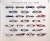 Porsche Original Werbeposter 1974 - Rennwägen 1953-1974 - Leichte Gebrauchsspuren