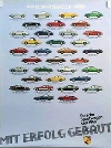 Porsche Original Werbeplakat 1983 - Sportwagen Seit 1948 - Gut Erhalten