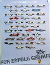 Porsche Original Werbeplakat 1982 - Rennwagen Seit 1953 - Gut Erhalten