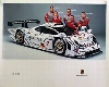 Porsche Original Werbeplakat - 911 Gt1 98 - Gut Erhalten