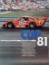 Porsche Cup 1981 - Porsche Original Rennplakat