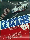 Porsche 24 Stunden Von Le Mans 1981 - Porsche Original Rennplaka