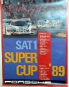 Porsche Original Rennposter 1989 - Sat 1 Super Cup - Gut Erhalten