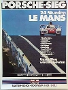 Porsche Original Rennplakat 1976 - 24h Le Mans - Leichte Gebrauchsspuren