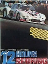 Porsche Original Rennplakat 1981 - 12 Stunden Von Sebring - Gut Erhalten