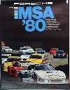 Porsche Original Rennplakat 1980 - Imsa - Leichte Gebrauchsspuren