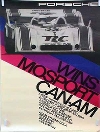 Porsche Gewinnt Mosport Can-am - Porsche Original Rennplakat