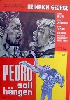 Original 50/60er Jahre Filmplakat Pedro