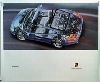 Porsche Original Werbeplakat - Porsche 911 Schnittzeichnung - Leichte Gebrauchsspuren