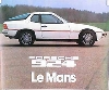 Porsche Original Werbeplakat 1980 - Porsche 924 Le Mans - Gut Erhalten