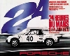 Porsche Rennplakat Reprint 24 Heures