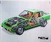 Porsche 924 Cutaway