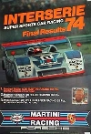 Porsche Original Rennplakat 1974 - 917/20 Turbo Interserie Müller - Leichte Gebrauchsspuren