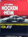 Porsche Original Rennplakat 1977 - Porsche 935 6 Stunden Hockenheim - Leichte Gebrauchsspuren