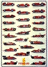 Ferrari Formula 1 History Type - Poster