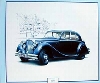 Jaguar Mark V Limousine 1950, Jaguar Original Poster 1986