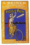 Klassische Werbung Fahrrad Habsburg Zeppelin