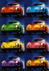 Porsche 356 Coupé Warhol Stil - Poster