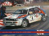 Original Rennposter Rallye Portugal 1992 Lancia Delta Integrale