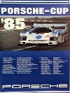 Porsche Original Rennplakat 1985 - Porsche Cup - Neuwertig