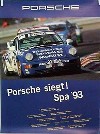 Porsche Original - Porsche Wins Spa 1993 - Mint Condition